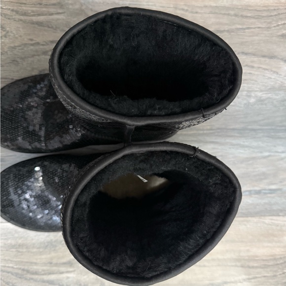 UGG Black Sequin Winter Boots - Picture 3 of 4